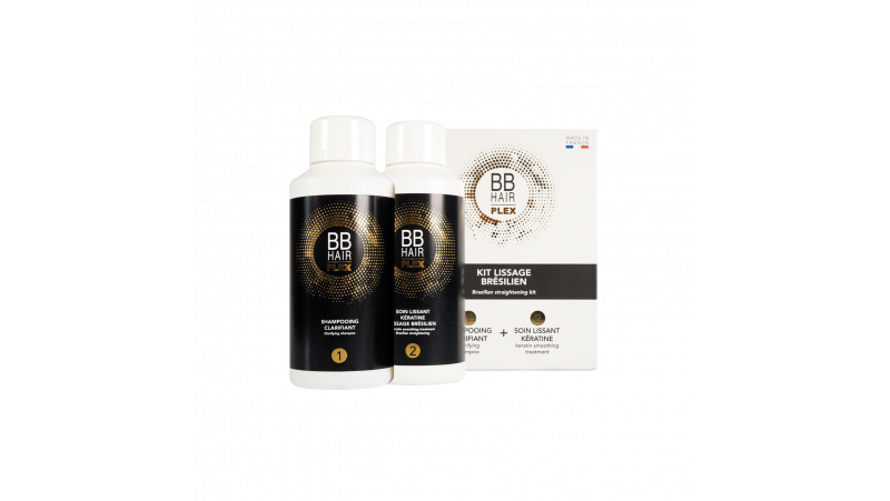 Alisamento brasileiro BBHAIR - Kit Shampoo 100 ml + Tratamento alisante 100 ml